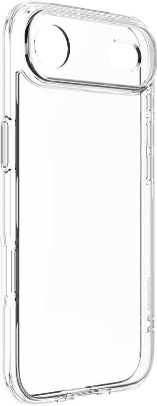 BlueBuilt Protective Back Cover iPhone Air Transparent + BlueBuilt iPhone 17 Air Screen Protector Glass