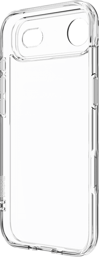 BlueBuilt Protective Back Cover iPhone Air Transparent + BlueBuilt iPhone 17 Air Screen Protector Glass