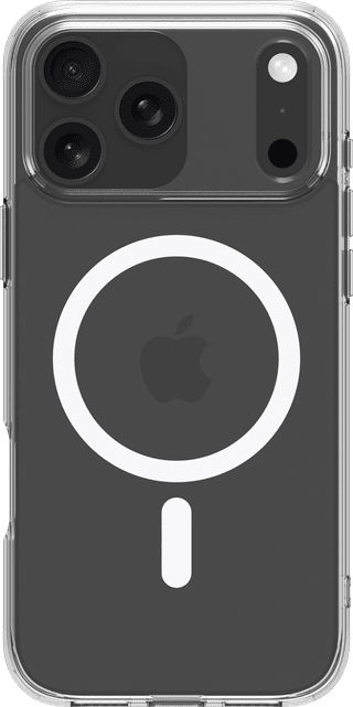 BlueBuilt Protective Back Cover with MagSafe iPhone 17 Pro Max Transparent