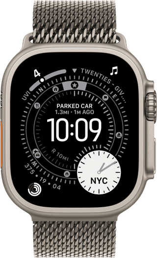 Apple Watch Ultra 3 Cellular 49mm Natural Milanese Loop M