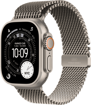 Apple Watch Ultra 3 Cellular 49mm Natural Milanese Loop L
