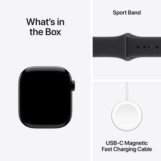 Apple Watch Series 11 5G 42mm Black Sport Band S/M
