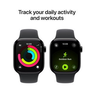 Apple Watch Series 11 5G 42mm Black Sport Band S/M