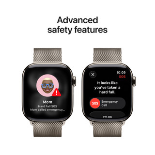 Apple Watch Series 11 5G 42mm Titanium Natural Milanese Loop