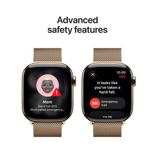 Apple Watch Series 11 5G 42mm Titanium Gold Milanese Loop