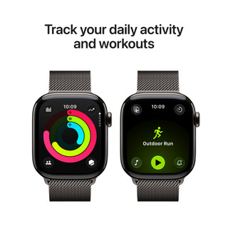 Apple Watch Series 11 Cellular 42mm Titanium  Slate Milanese Band