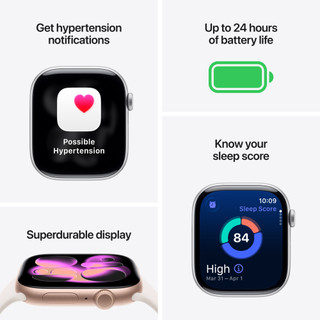 Apple Watch Series 11 46mm Silver Sport Band M/L