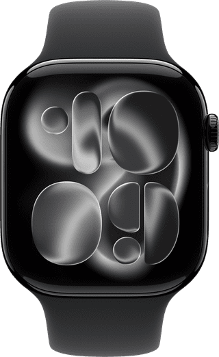 Apple Watch Series 11 Cellular 46mm Black Sport Band M/L
