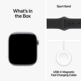 Apple Watch Series 11 Cellular 46mm Gray Sport Band M/L