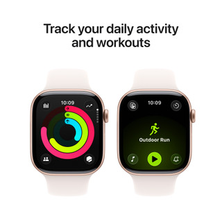Apple Watch Series 11 Cellular 46mm Rose Gold Sport Band S/M
