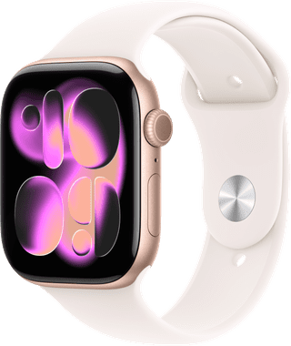 Apple Watch Series 11 Cellular 46 mm Or Rose Bracelet Sport M/L