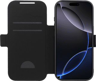 BlueBuilt Apple iPhone 17 Pro Book Case Leather Black