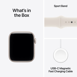 Apple Watch SE 3 44mm Starlight Sport Band S/M