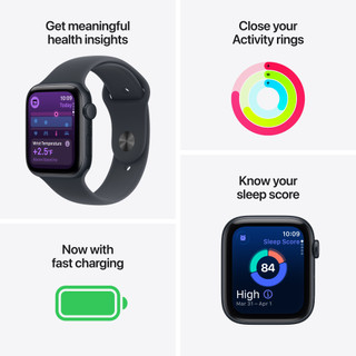 Apple Watch SE 3 44mm Starlight Sport Band S/M