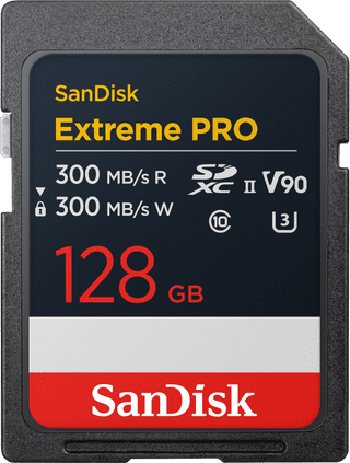 SanDisk SDXC Extreme Pro 128 Go 300 Mo/s