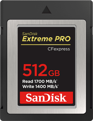 SanDisk Extreme PRO 512GB CFexpress Type B
