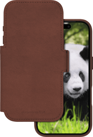 dbramante1928 Lynge iPhone 17 Pro Book Case Leather with MagSafe Brown