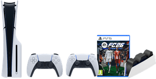PlayStation 5 Slim Disc Edition + FC 26 + Extra Controller Wit + Oplaadstation