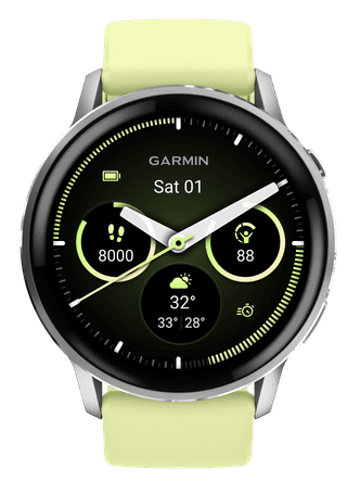 Garmin Venu 4 Zilver/Geel 45 mm
