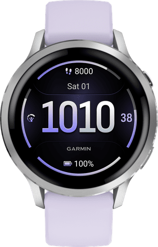 Garmin Venu 4 Zilver/Paars 41 mm