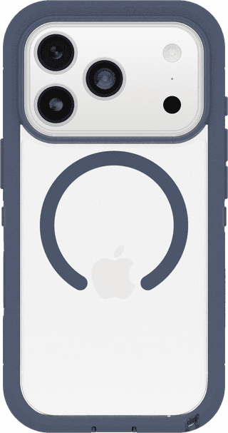 Otterbox Defender Pro XT iPhone 17 Pro Back Cover avec Aimant MagSafe Transparent Bleu