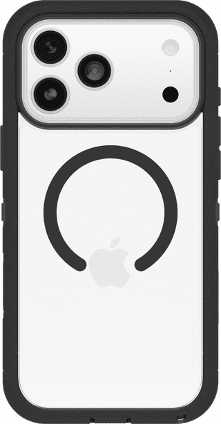 Otterbox Defender Pro XT iPhone 17 Pro Max Back Cover avec Aimant MagSafe Transparent Noir