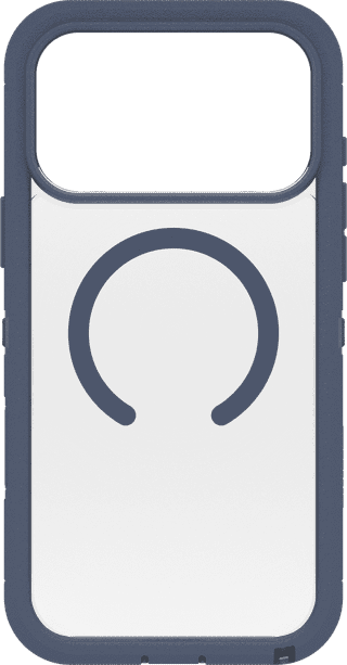 OtterBox Defender Pro XT iPhone 17 Pro Max Back Cover avec Aimant MagSafe Transparent Bleu
