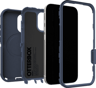 OtterBox Defender Pro iPhone 17 Back Cover with MagSafe Magnet Blue