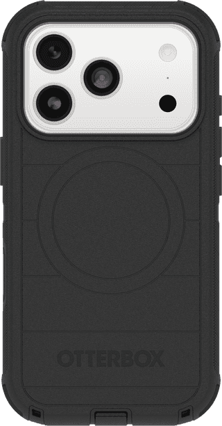 Otterbox Defender Pro iPhone 17 Pro Back Cover avec Aimant MagSafe Noir