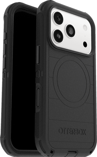 OtterBox Defender Pro iPhone 17 Pro Back Cover with MagSafe Magnet Black