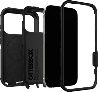 OtterBox Defender Pro iPhone 17 Pro Back Cover with MagSafe Magnet Black