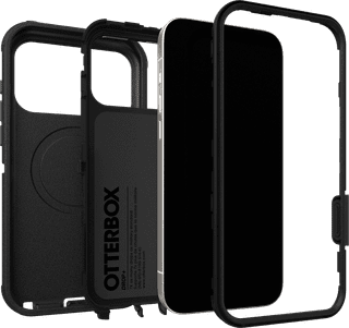 OtterBox Defender Pro iPhone 17 Pro Max Back Cover with MagSafe Magnet Black