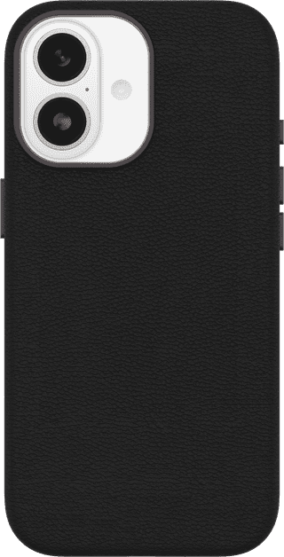 OtterBox Symmetry iPhone 17 Back Cover with MagSafe Magnet Leather Black