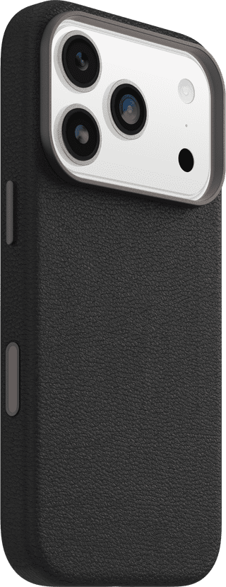 OtterBox Symmetry iPhone 17 Pro Back Cover with MagSafe Magnet Leather Black
