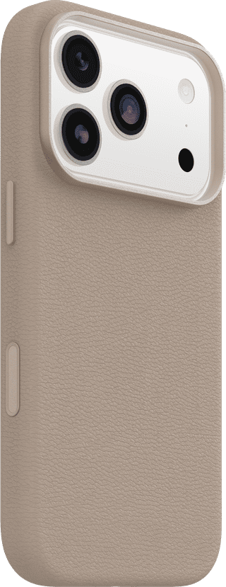 OtterBox Symmetry iPhone 17 Pro Back Cover avec Aimant MagSafe Cuir Gris