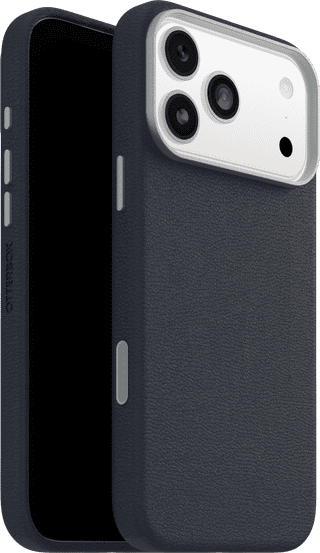 OtterBox Symmetry iPhone 17 Pro Max Back Cover with MagSafe Magnet Leather Blue