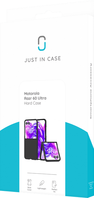 Just in Case Motorola Razr 60 Ultra Hard Case Noir