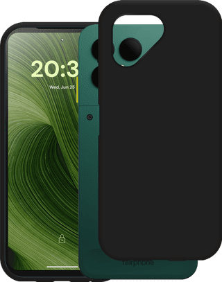 Just in Case Soft Design Fairphone 6 Back Cover Black