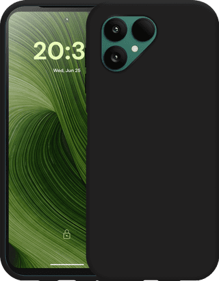Just in Case Soft Design Fairphone 6 Back Cover Black