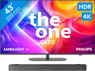 Philips Ambilight 43 inches PUS9000 QLED 4K (2025) + Philips TAB5109