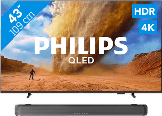 Philips 43 inches PUS7800 QLED 4K (2025) + Philips TAB5109