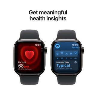 Apple Watch Series 11 Cellular 42mm Titane Ardoise Bracelet Sport M/L