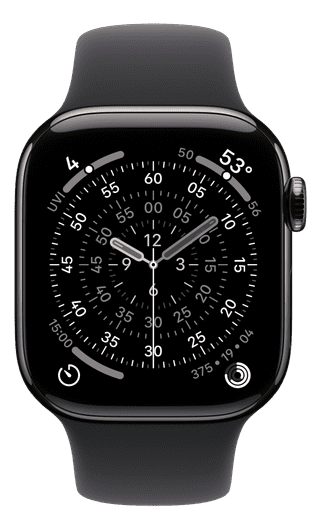 Apple Watch Series 11 Cellular 42mm Titane Ardoise Bracelet Sport M/L