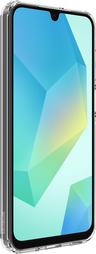 BlueBuilt Protective Back Cover Samsung Galaxy A17 Transparent + Screen Protector Glass