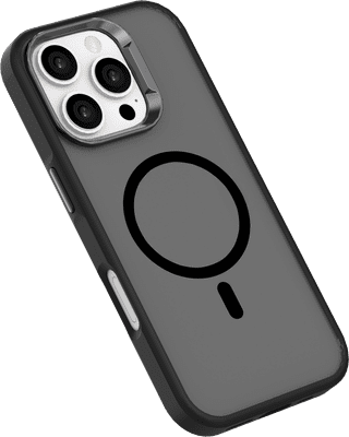 Just in Case Apple iPhone 16 Pro Back Cover with MagSafe and Fall Protection Black
