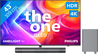 Philips Ambilight 43'' PUS9000 QLED 4K (2025) + Philips TAB6100