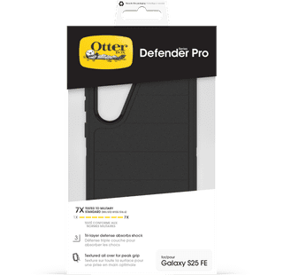 OtterBox Defender Pro Samsung Galaxy S25 FE Back Cover Zwart