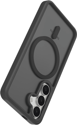 Just in Case Back Cover with Fall Protection Samsung Galaxy S24 Black with Magnet