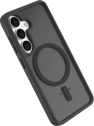 Just in Case Back Cover with Fall Protection Samsung Galaxy S24 Black with Magnet