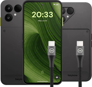 Fairphone 6 256GB Zwart 5G + Accessoirepakket